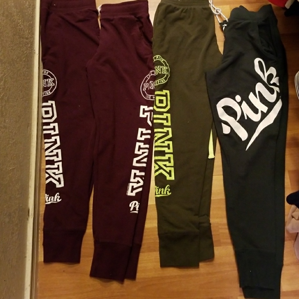 Pink Victoria's secret capris
